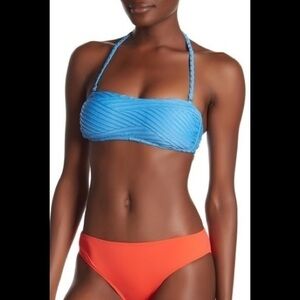 NWT The Bikini Lab Dunes Bandeau Bikini Top